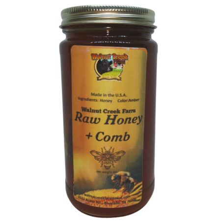 Honey - 12oz Jar. + Comb!
