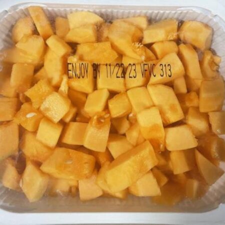 Frozen Cantaloupe 5lb tray