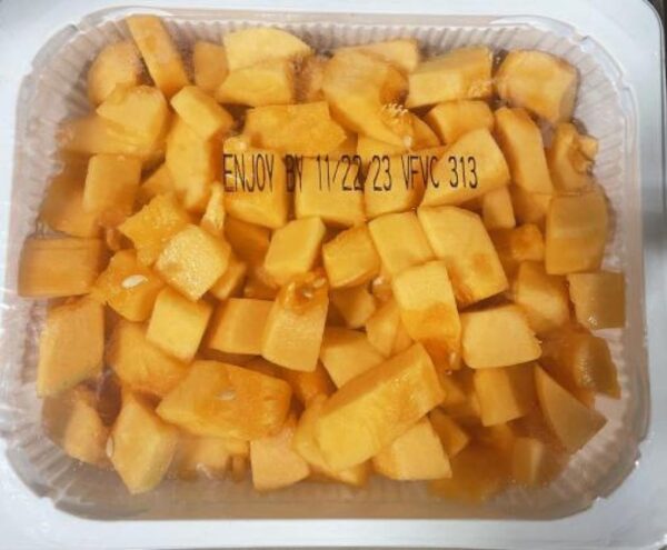 Frozen Cantaloupe 5lb tray